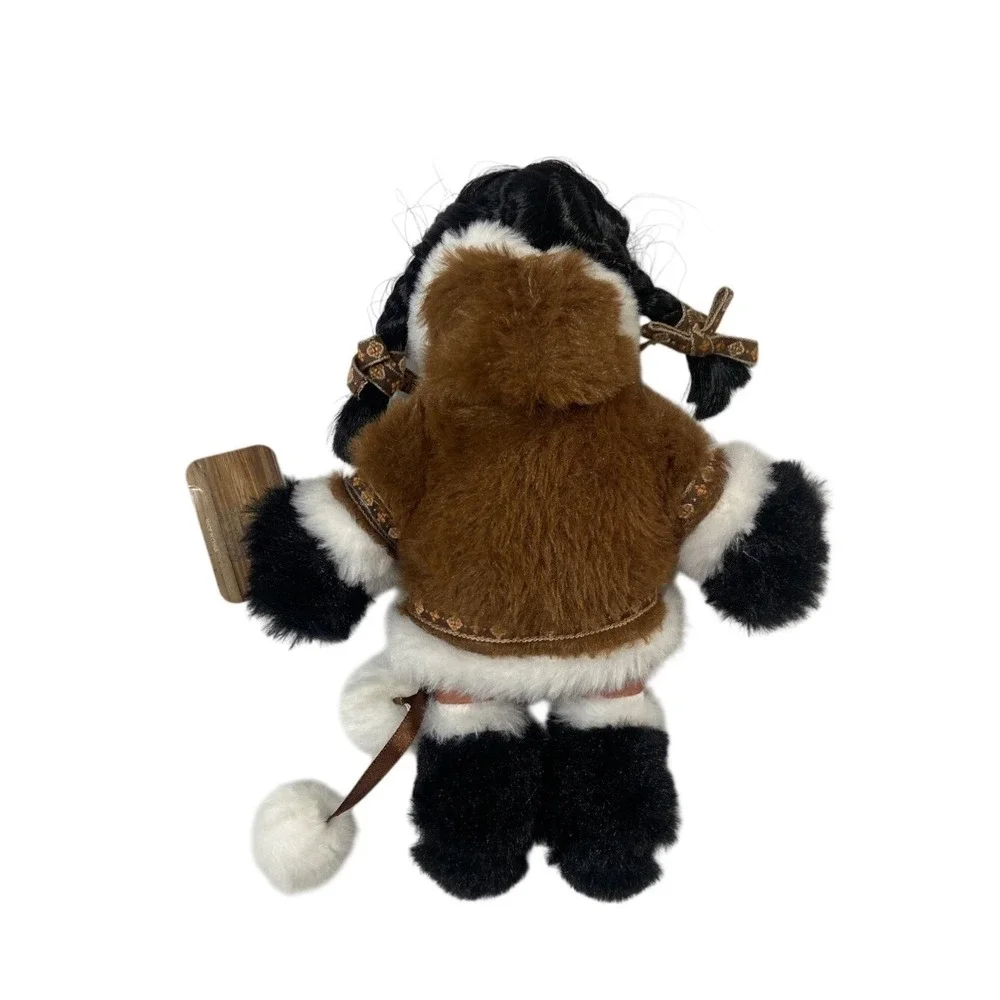 Tongass Trading Company Ketchikan Alaska Souvenir Doll Faux Fur Parka‎ 11 inch